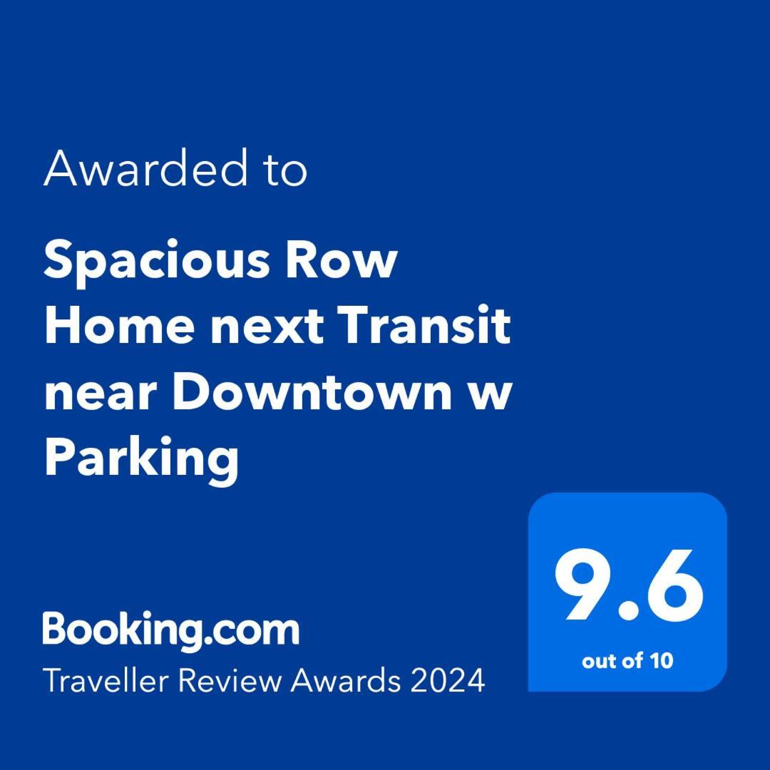 Spacious Row Home Next Transit Near Downtown W Parking Чикаго Экстерьер фото